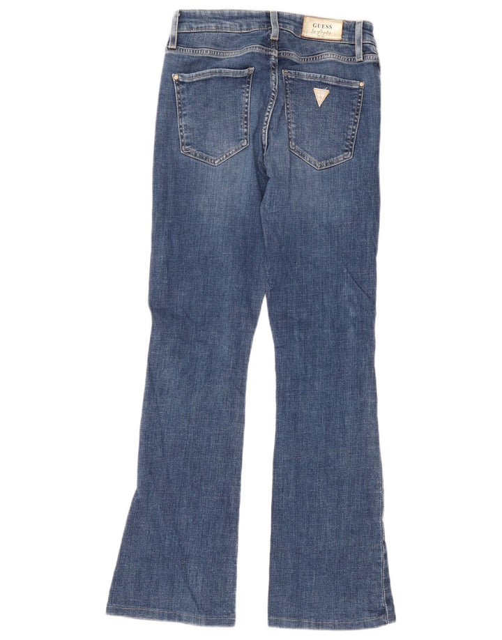Женские джинсы Bootcut с высокой посадкой Guess W28 L28, синие, хлопок