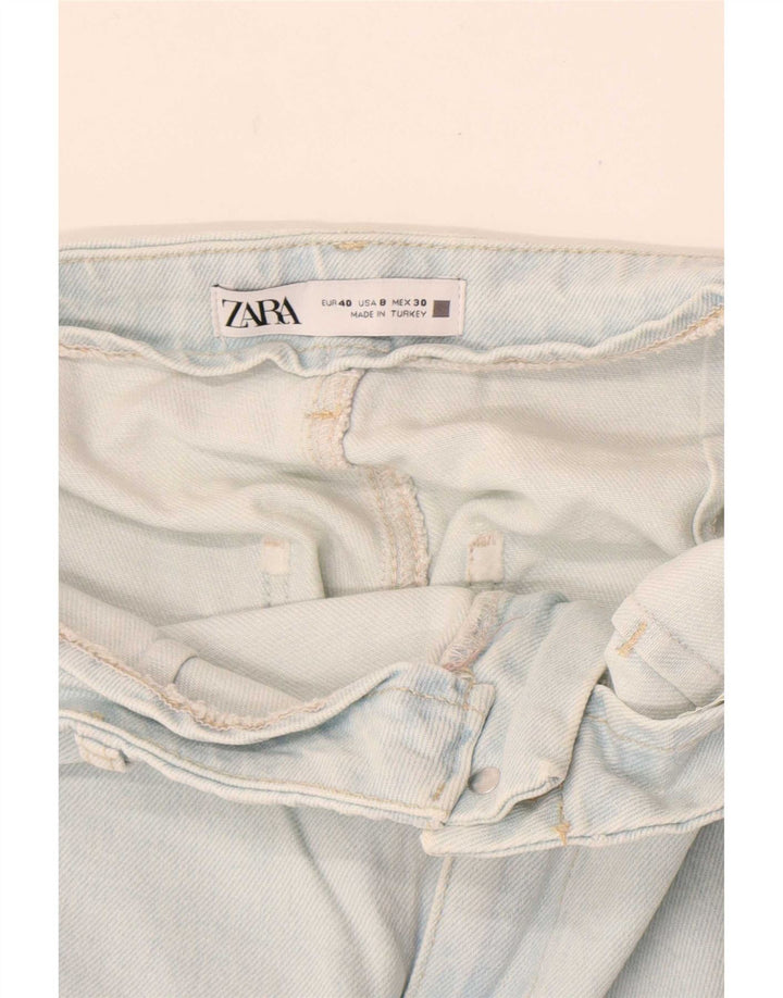Женские широкие джинсы Zara EU 40 Medium W30 L26 Синие