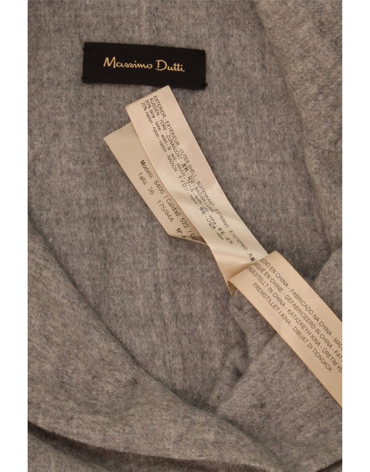 Massimo Dutti Женский двубортный пиджак оверсайз EU 36 XS Серый