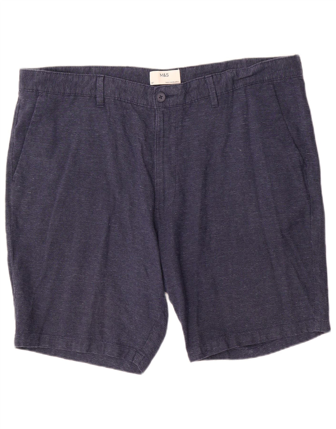 Мужские шорты чинос Marks & Spencer W42 2XL синие льняные