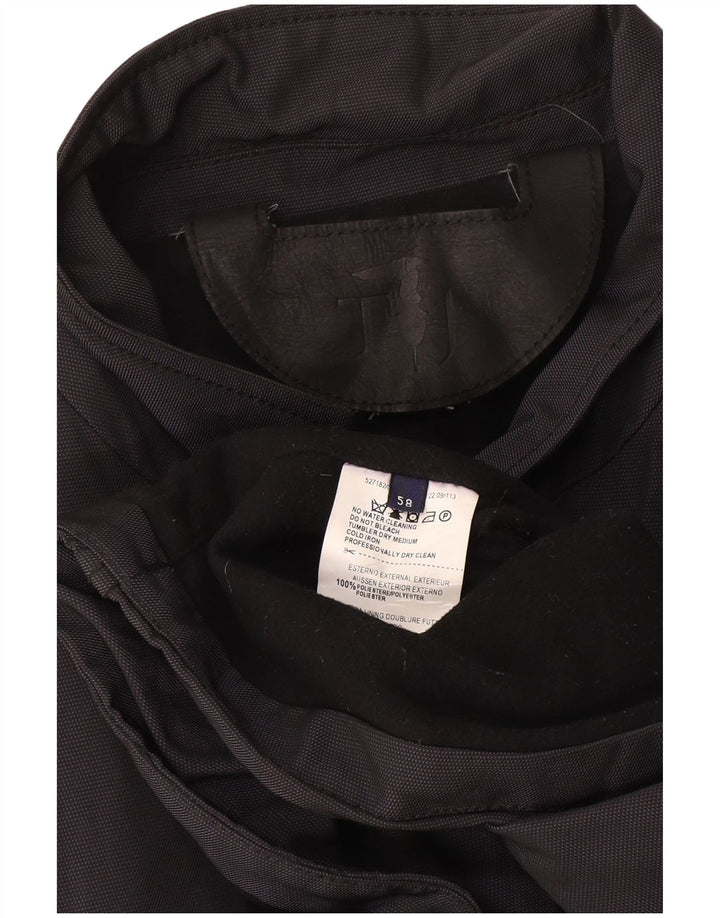 Мужская куртка Trussardi IT 58 4XL Темно-синяя Полиэстер