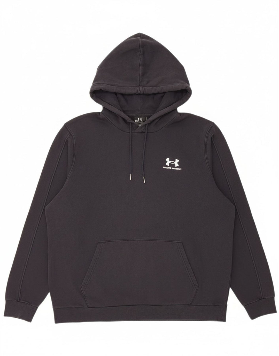 Мужской джемпер с капюшоном Under Armour, большой черный, хлопок