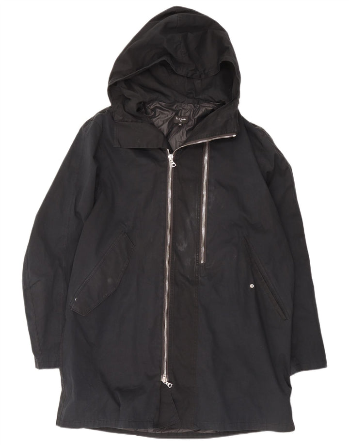 Мужской плащ с капюшоном Paul Smith UK 38, средний черный