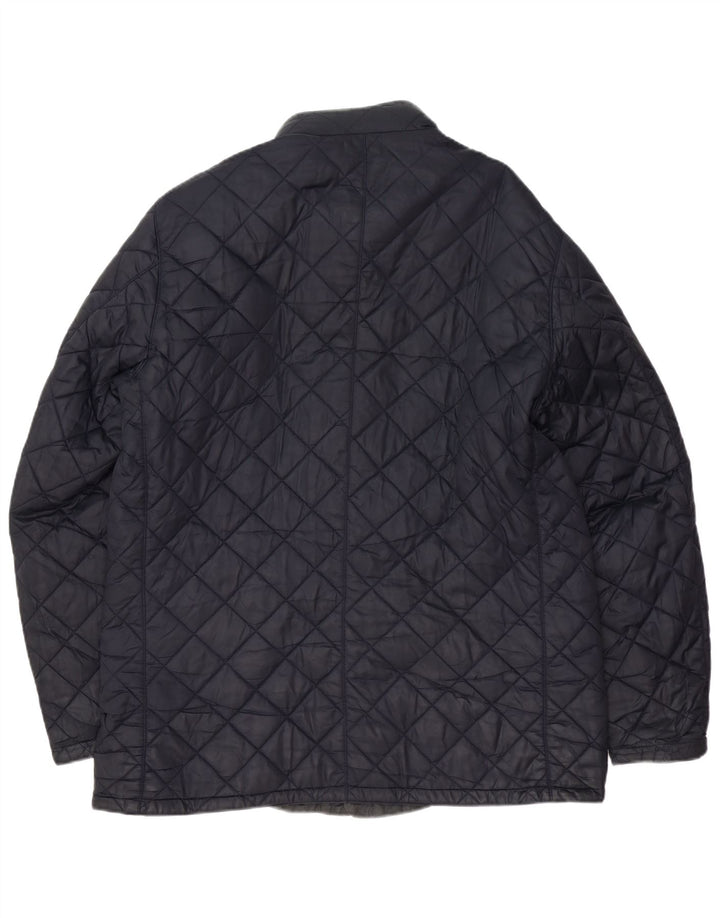 Мужская двусторонняя куртка из вощеного хлопка Barbour UK 44 2XL темно-синяя