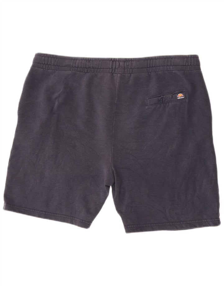 Мужские спортивные шорты Ellesse среднего размера, темно-синие, хлопок