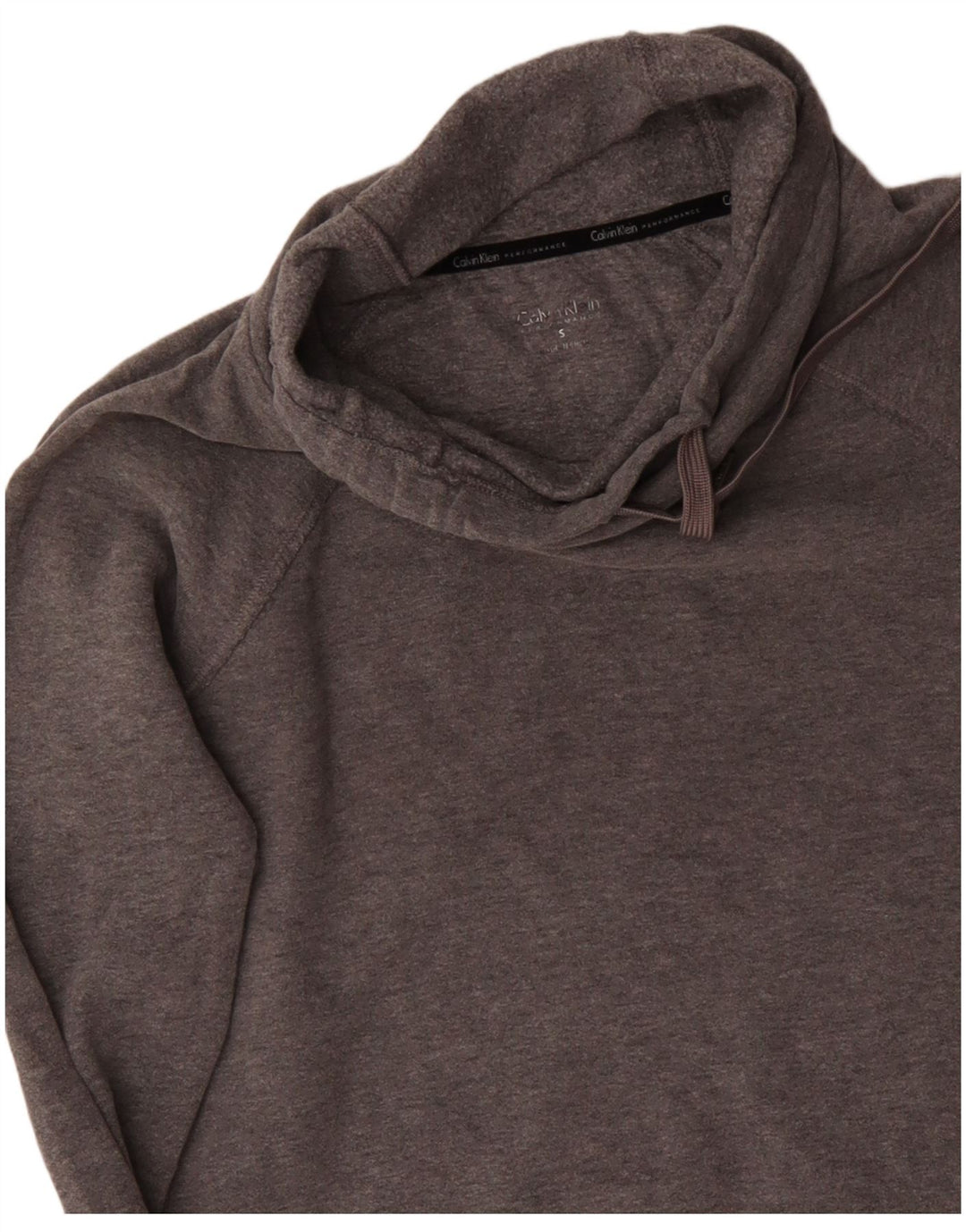 CALVIN KLEIN Женский свитер с рисунком Performance UK 10, маленький серый
