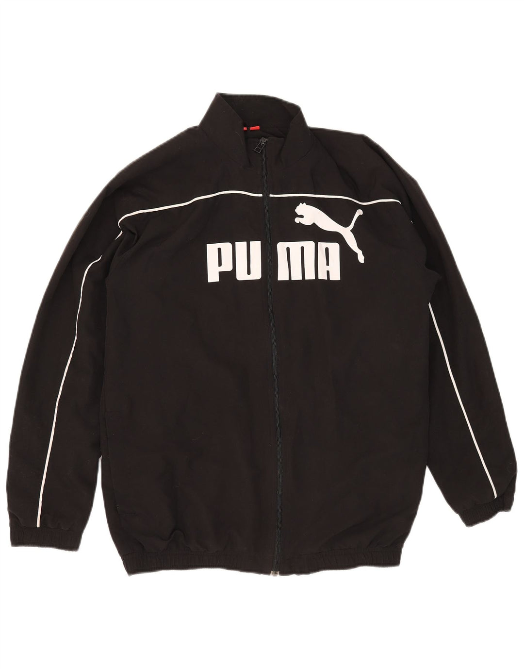 Спортивный костюм Puma для мальчиков с графическим рисунком, верхняя куртка, 15–16 лет, черный полиэстер