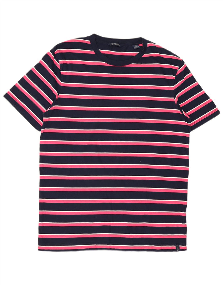 Мужская футболка Scotch & Soda Top Medium Темно-синяя полоска