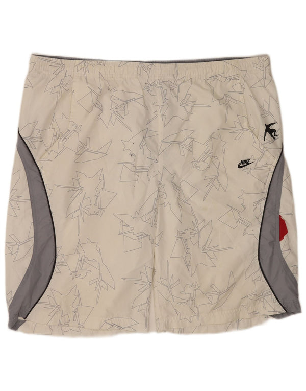 Nike Mens Sport Shorts XL  White Colourblock Polyester