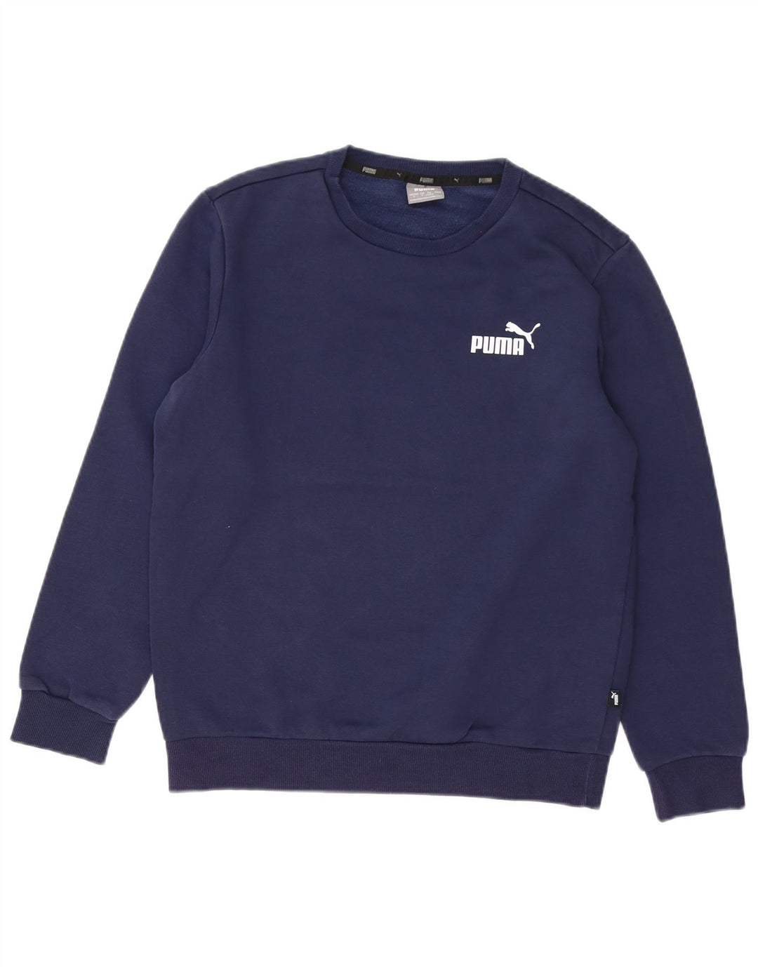 Мужской свитшот Puma, маленький темно-синий хлопковый джемпер
