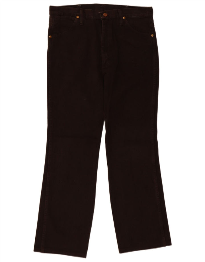 Мужские прямые джинсы Wrangler W32 L28 коричневые, хлопок