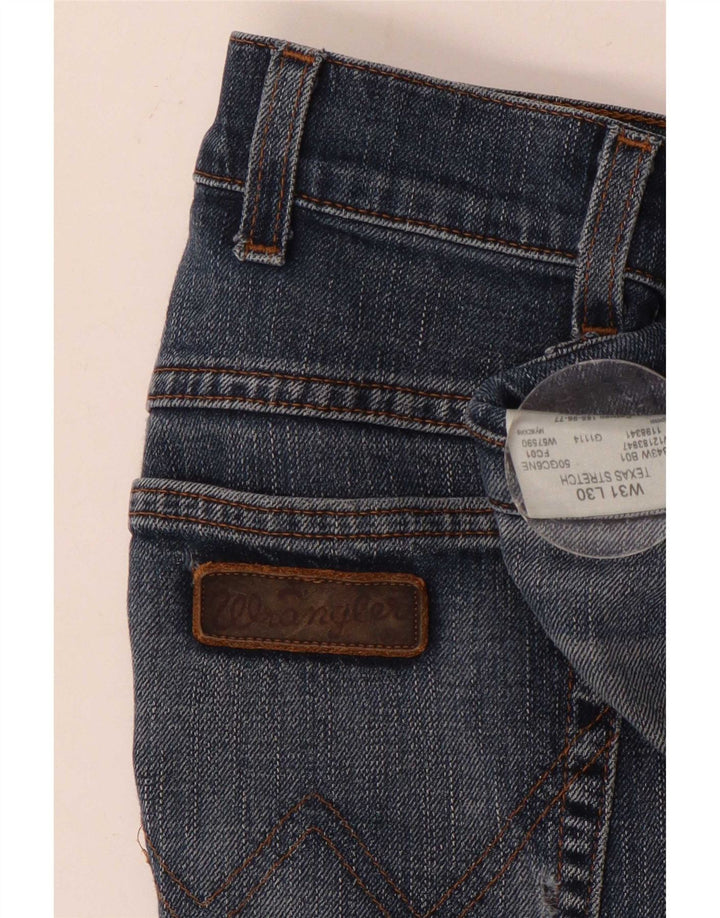 Мужские прямые джинсы Wrangler Texas Stretch W31 L30, синий хлопок