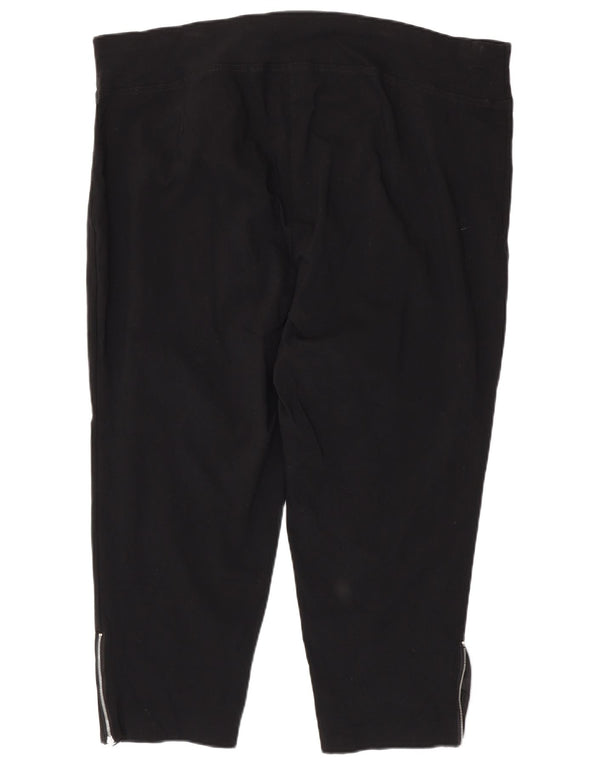 Женские укороченные леггинсы Marks & Spencer Autograph UK 26 5XL Черные вискозы