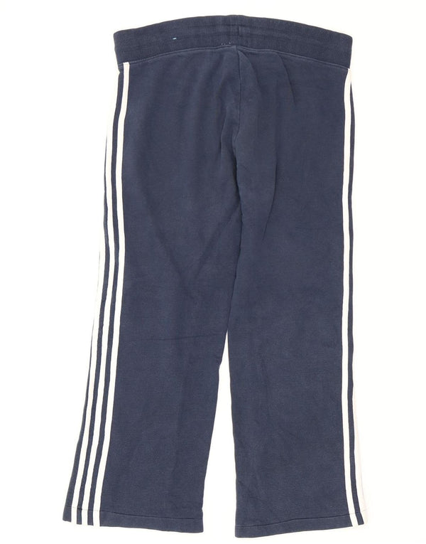 Adidas Женские широкие спортивные брюки UK 6 XS Темно-синий хлопок
