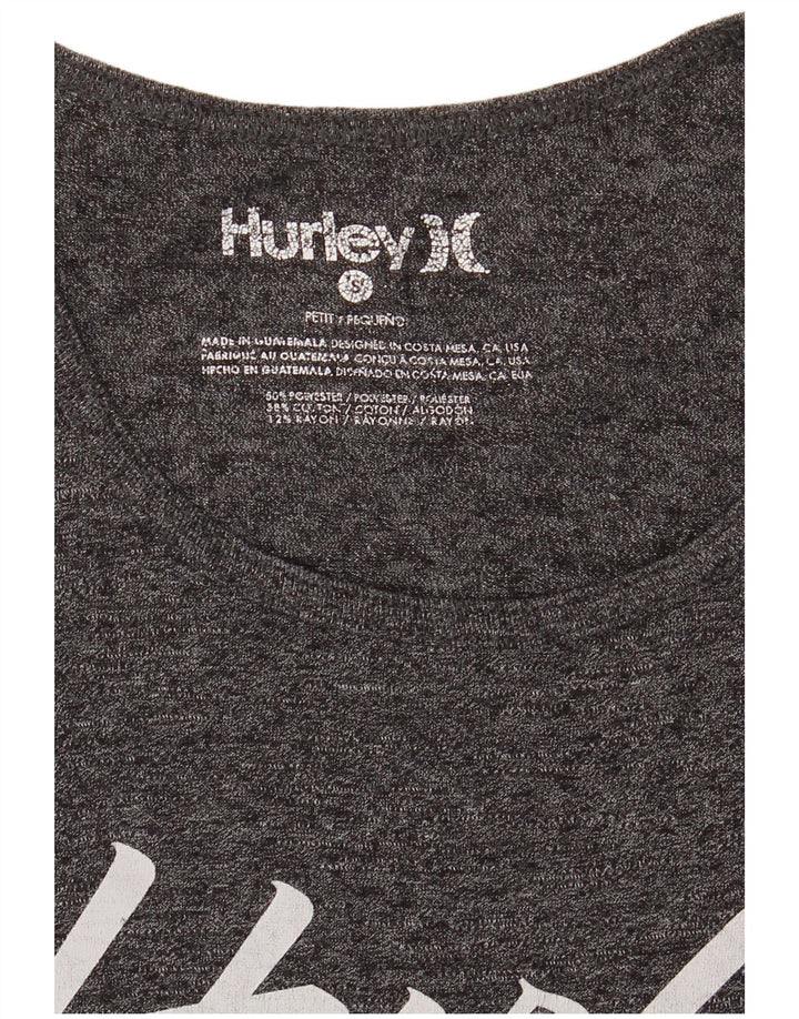 Мужской жилет с рисунком Hurley Petit, маленький серый полиэстер с крапинками