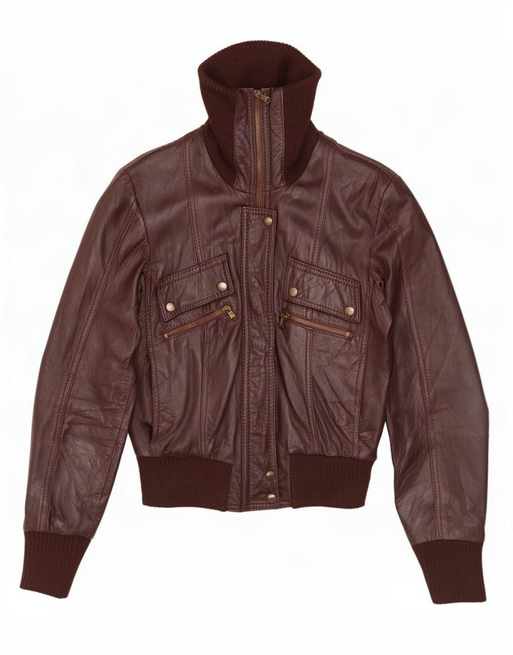 Мужская кожаная куртка Together IT 44 Medium Brown