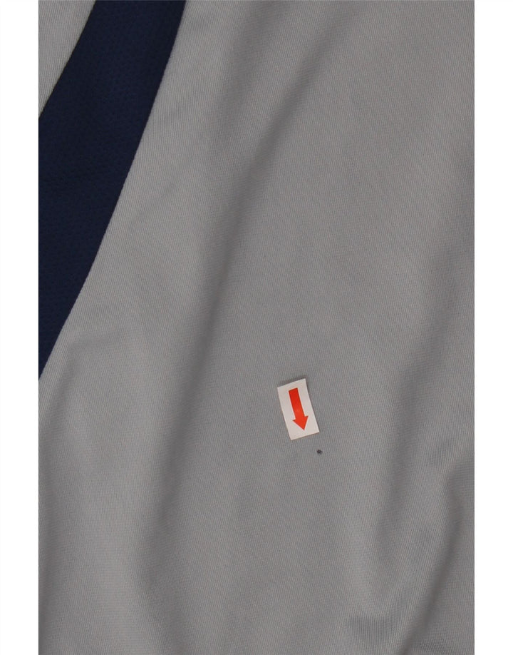 Мужской жилет Adidas Climacool, большой серый полиэстер с цветными блоками