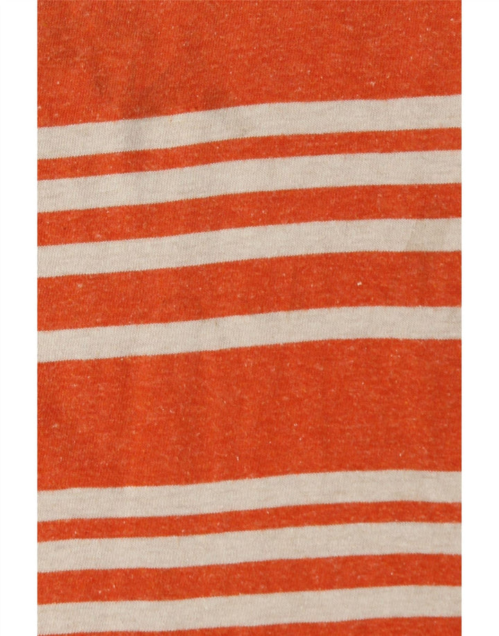 VANS Mens Vest Top Medium Orange Striped Cotton