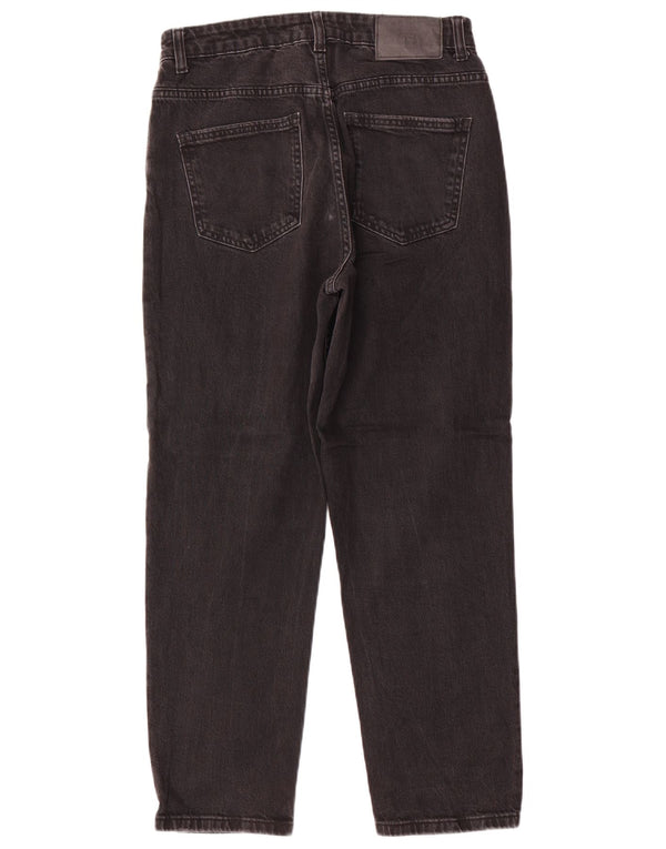 Женские прямые джинсы Zara EU 40 Medium W30 L27, черный хлопок