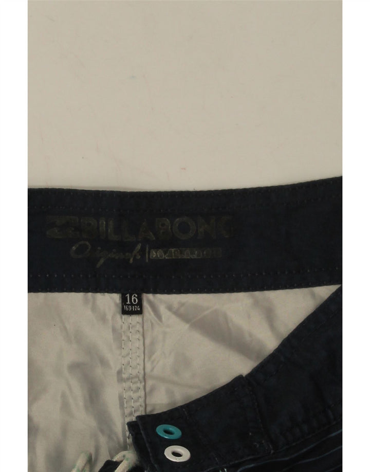 Billabong Шорты для плавания для мальчиков 15-16 лет, полиэстер в разноцветную полоску