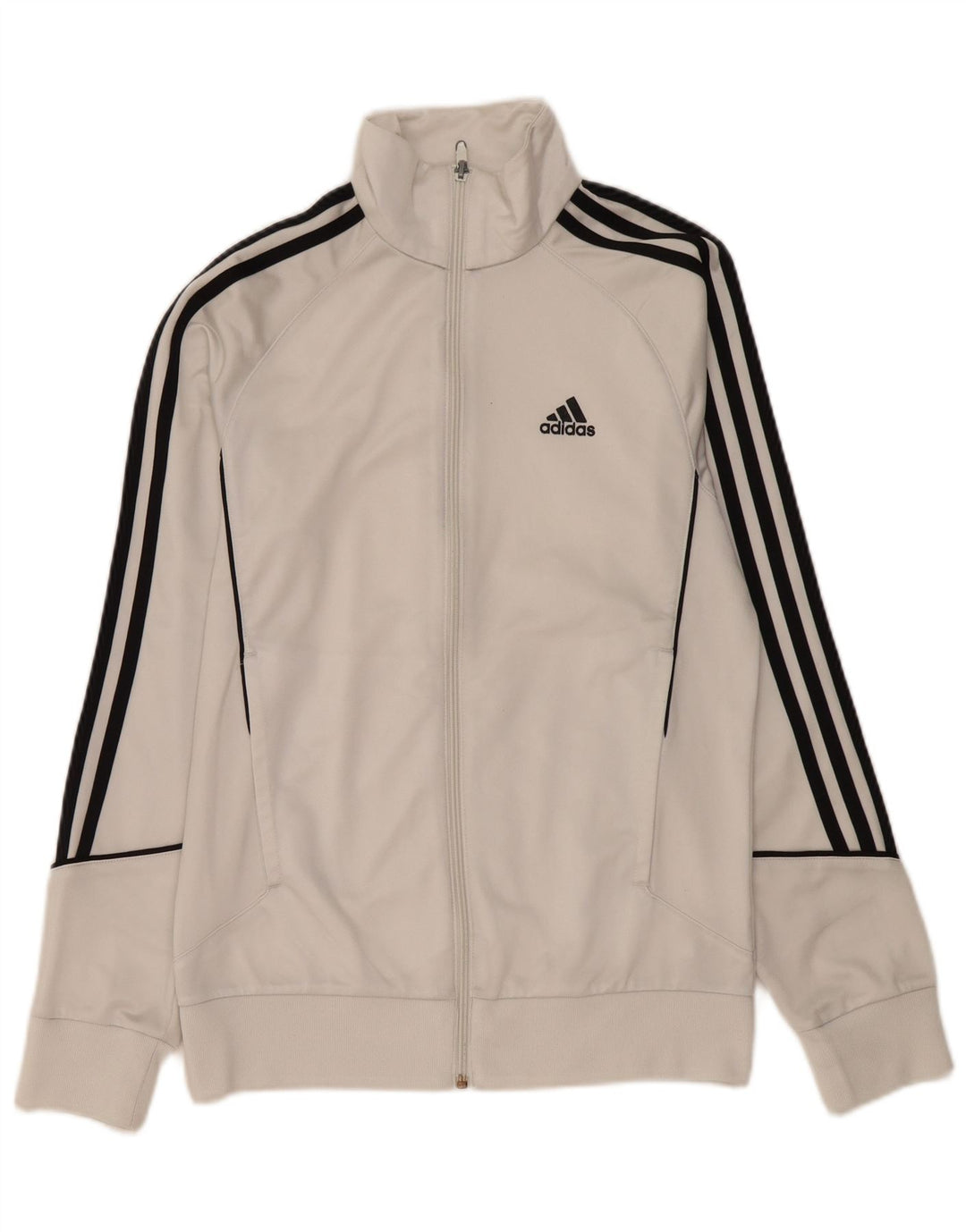 Мужская спортивная куртка Adidas UK 36/38, маленький белый полиэстер