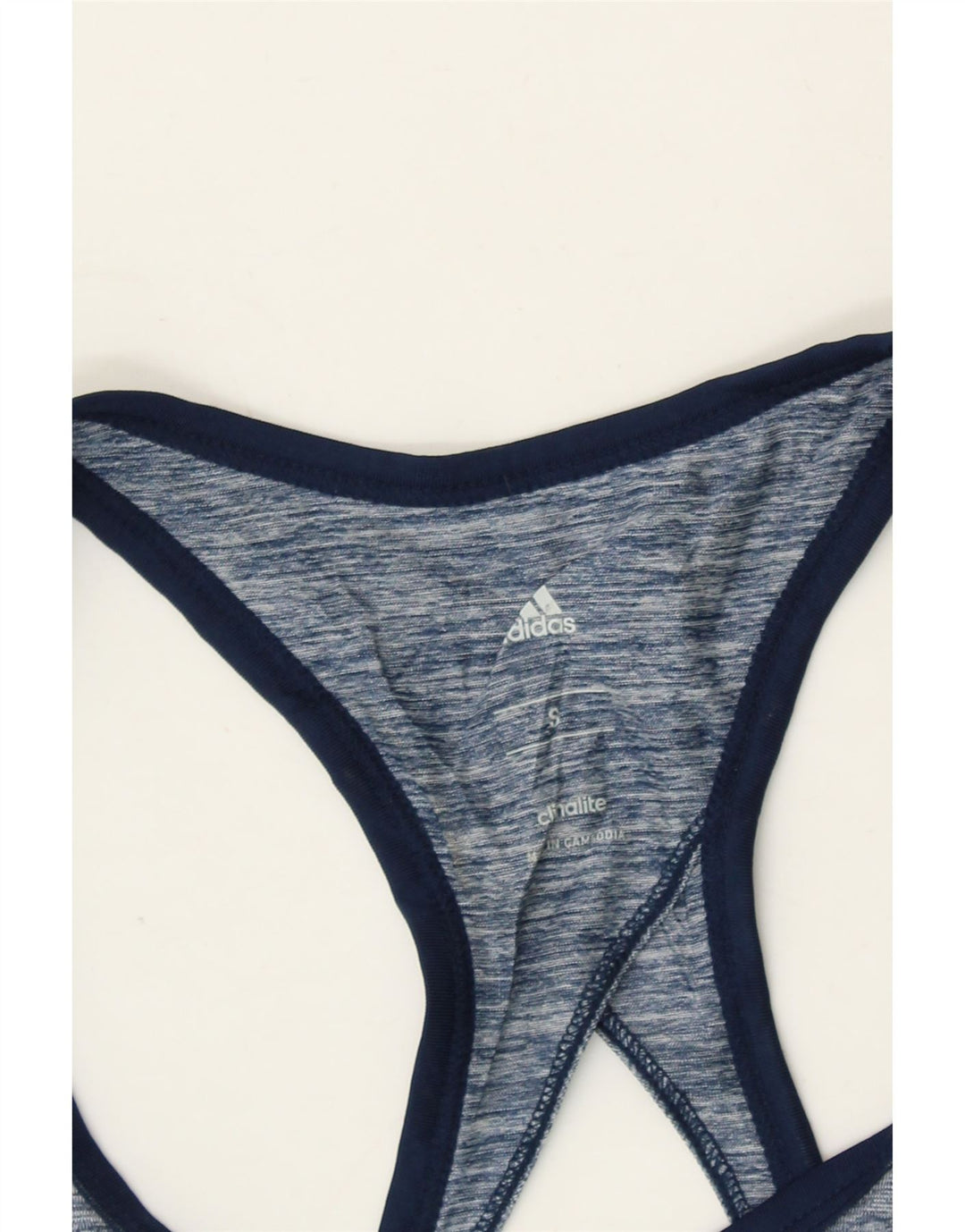 ADIDAS Womens Climalite Vest Top UK 10 Small Navy Blue Polyester Vintage Adidas and Second-Hand Adidas from Messina Hembry 