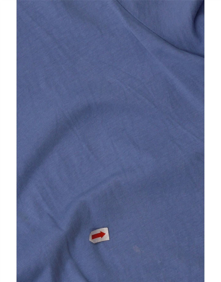 Женское платье Bubble Dress Zara UK 16, большой размер, синий хлопок