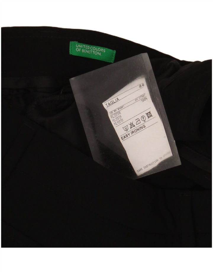 Брюки женские Benetton Bootcut IT 44 Medium W30 L34 Черные, полиэстер