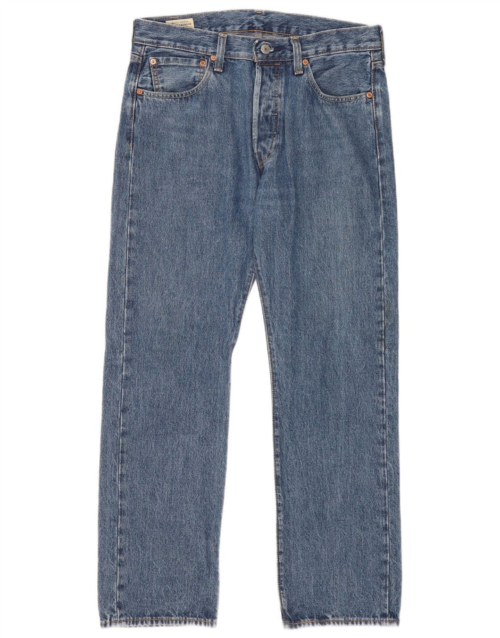 Мужские прямые джинсы Levi's 501 W32 L30 синие