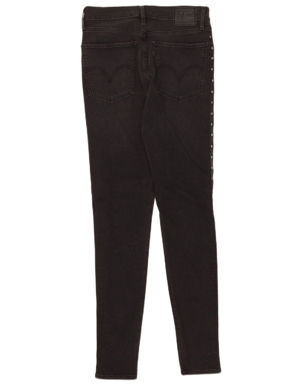 Женские джинсы суперскинни Levi's Mile High W29 L32, черный хлопок