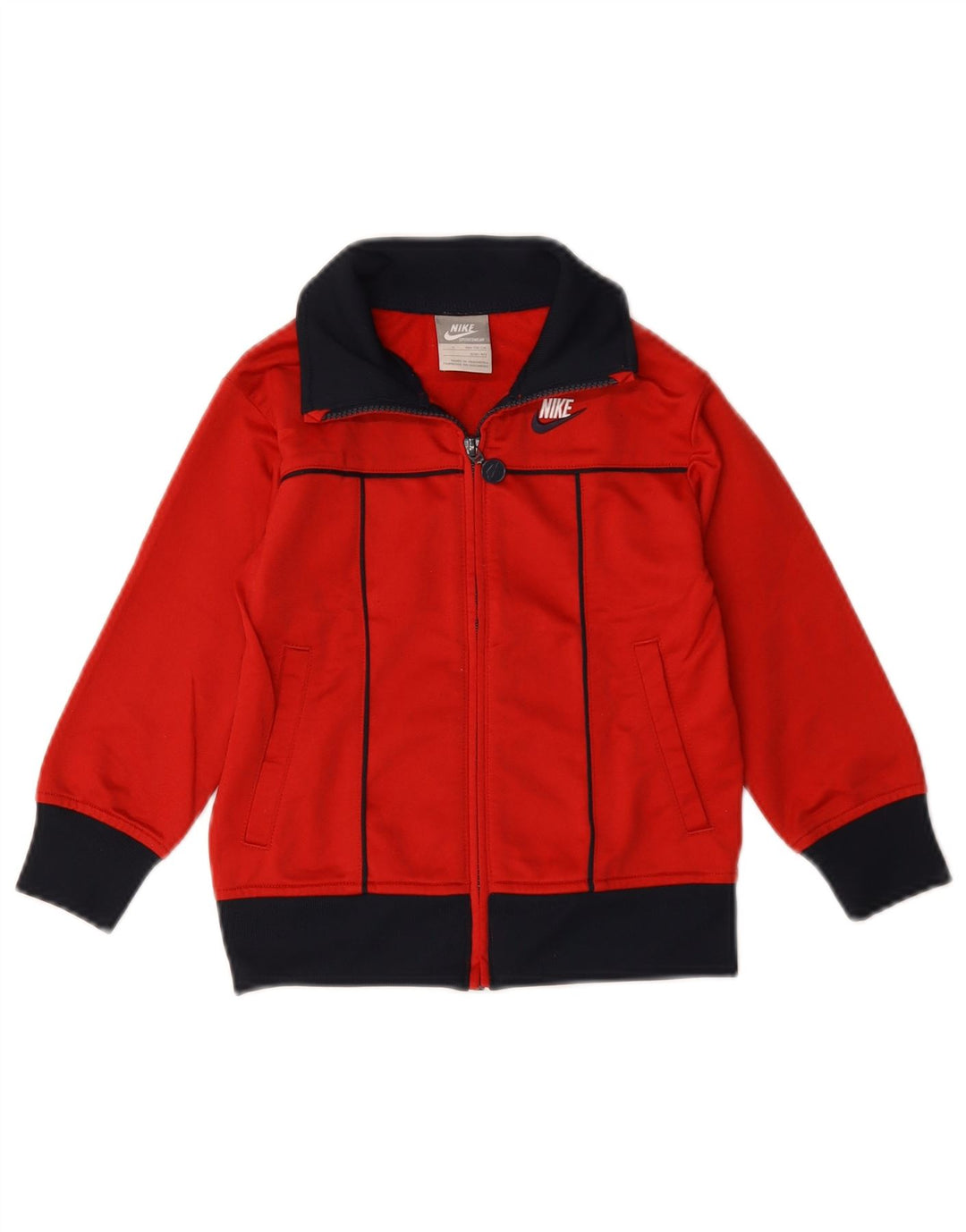 Спортивный костюм с графическим рисунком для мальчиков Nike, 4–5 лет, маленький красный с цветными блоками