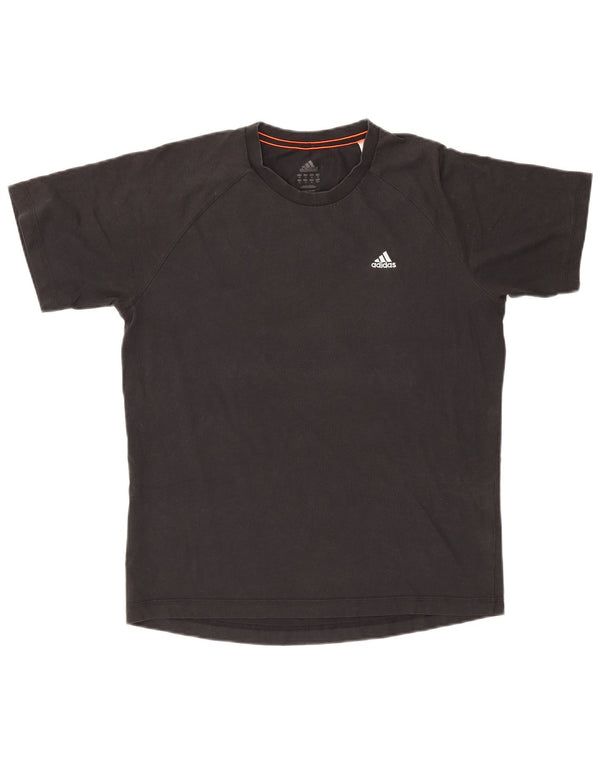 Adidas Мужская футболка Climalite Top Medium Black Cotton