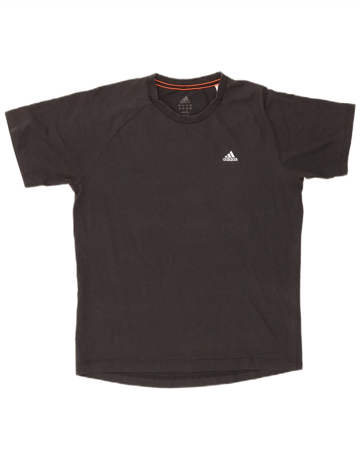 Adidas Мужская футболка Climalite Top Medium Black Cotton