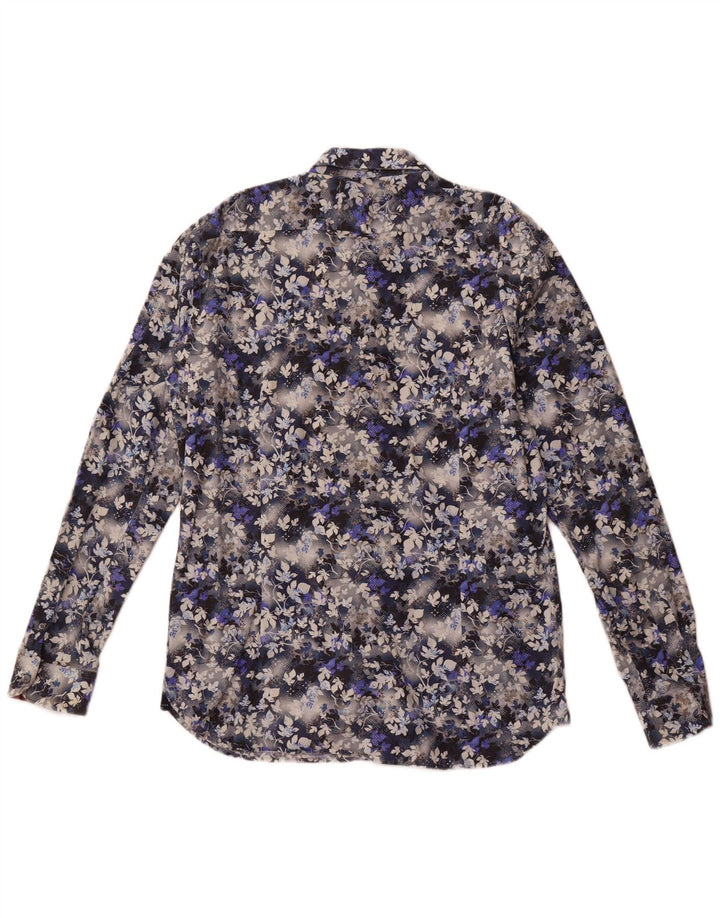 Мужская рубашка TED BAKER, размер 5 XL, разноцветный хлопок с цветочным принтом