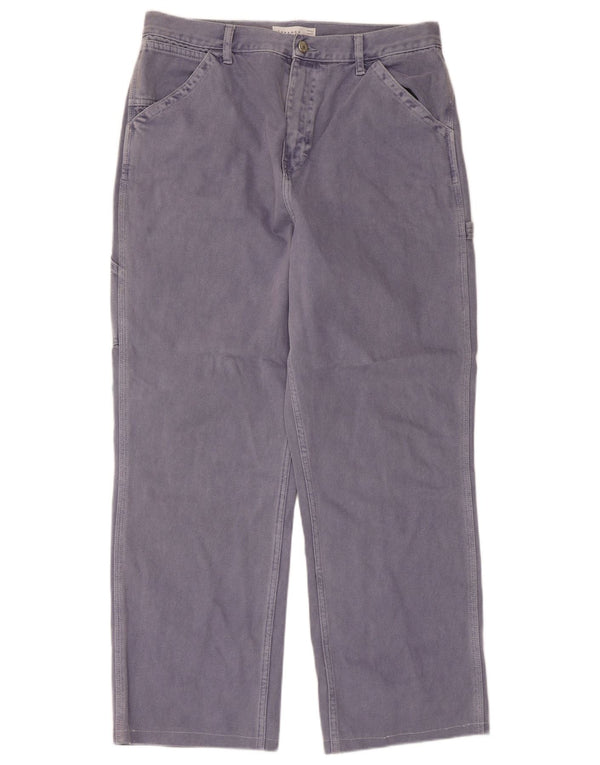 Женские прямые брюки карго Topshop UK 16 W34 L28 Фиолетовый хлопок