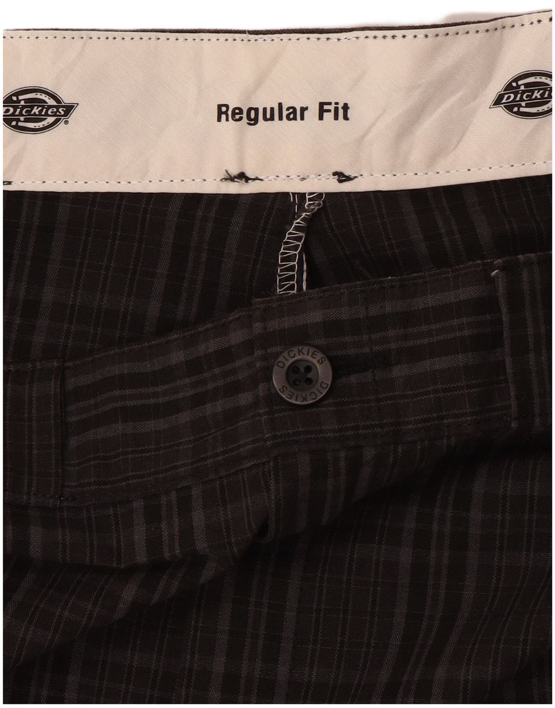 Мужские шорты-карго Dickies стандартного кроя W46 3XL коричневые в клетку