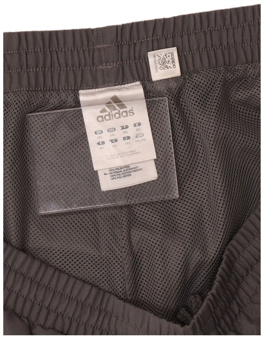 Мужские спортивные шорты ADIDAS 2XL Серый полиэстер