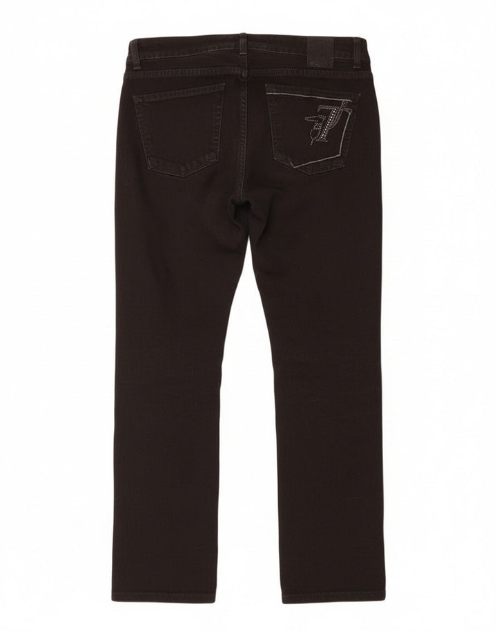 Женские узкие джинсы Trussardi W28 L28, черный хлопок