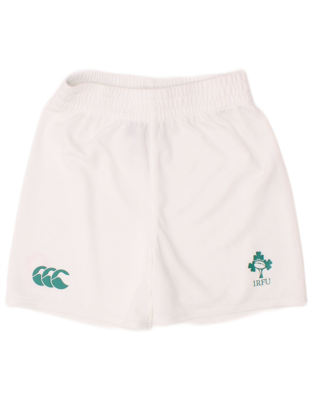 Спортивные шорты с рисунком IRFU для мальчиков Canterbury, 3–4 года, белый полиэстер