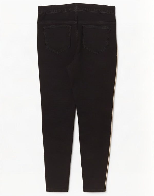 Женские укороченные джинсы джеггинсы Marks & Spencer UK 14, большие W32 L25, черный хлопок