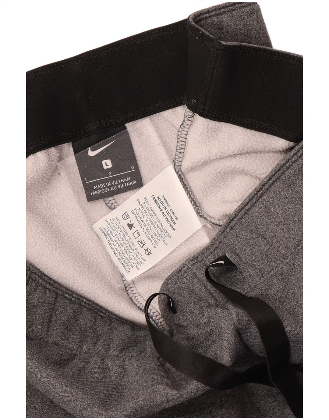 Женские спортивные брюки Nike UK 16, большие серые, полиэстер