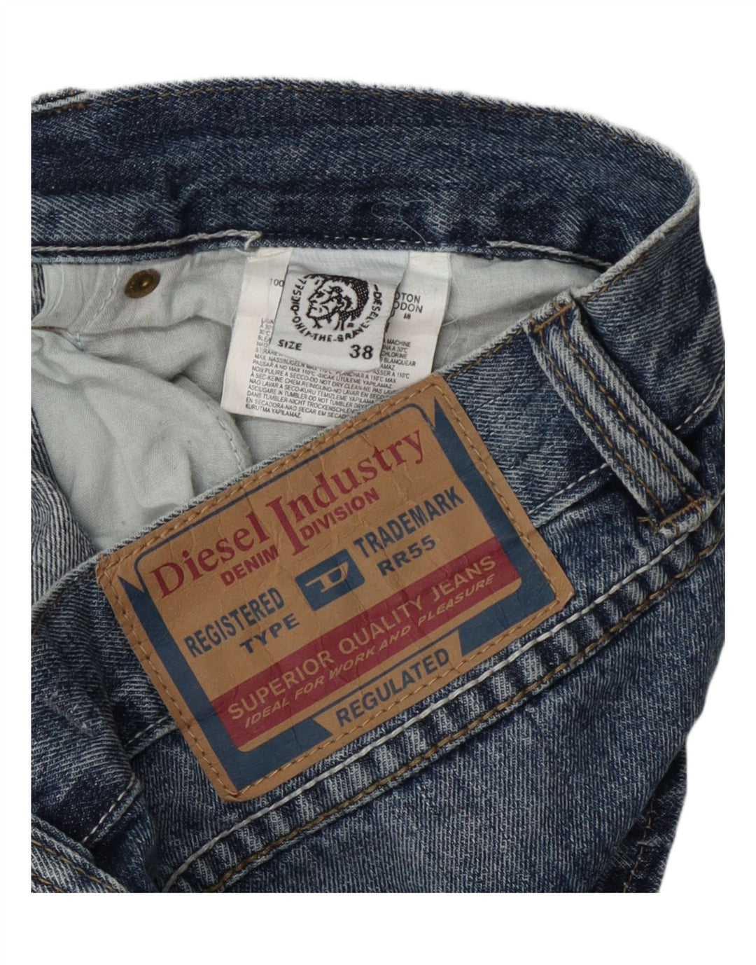 Мужские джинсовые шорты Diesel W38 XL, синие, хлопок
