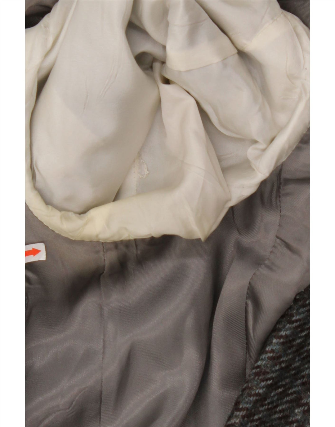 ВИНТАЖНЫЙ мужской пиджак на 2 пуговицах, Великобритания 38, средний серый с узором «гусиные лапки»