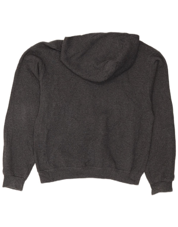 RUSSELL ATHLETIC Mens Indiana Wesleyan Graphic Hoodie Jumper Medium Grey