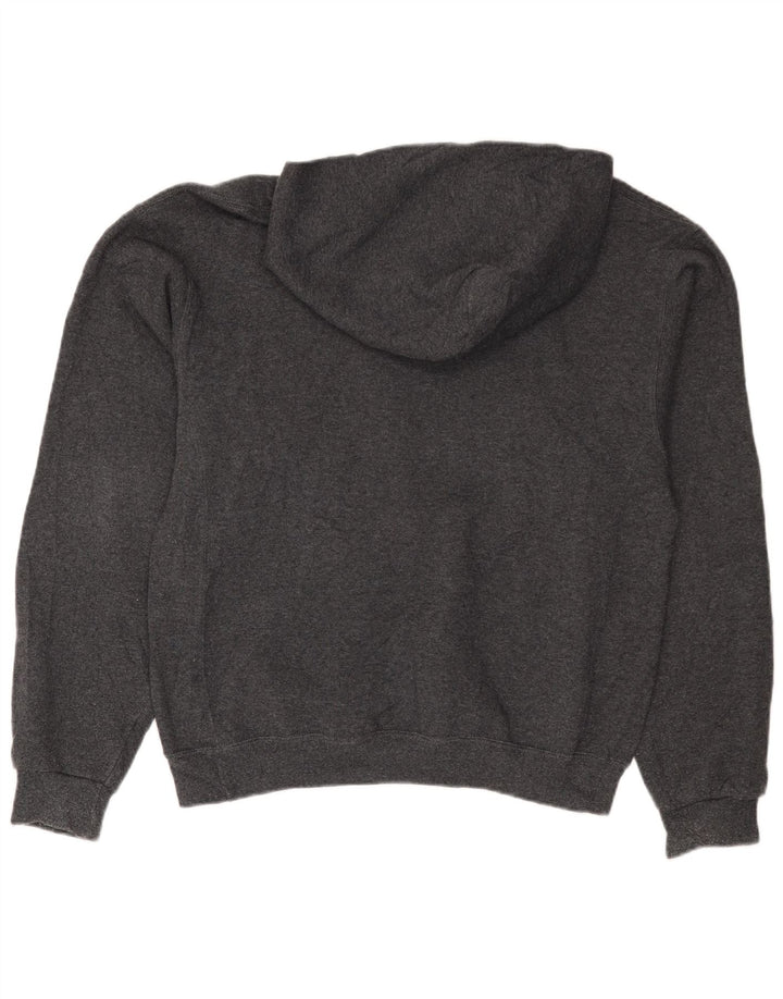 RUSSELL ATHLETIC Мужской джемпер с капюшоном с рисунком Indiana Wesleyan, средний серый