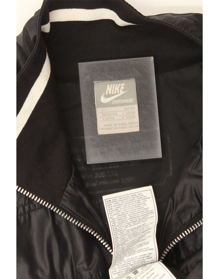 Мужская спортивная куртка Nike, большая черная нейлоновая куртка
