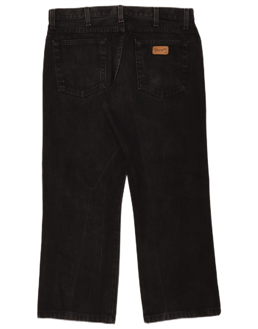 Мужские джинсы Wrangler Bootcut W34 L27, черные, хлопковые