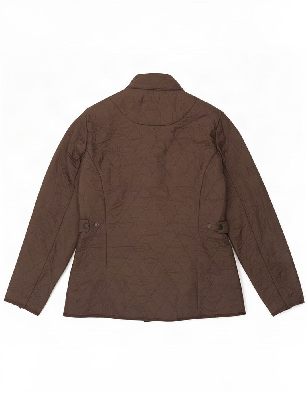 Женская стеганая куртка Barbour UK 12 средний коричневый полиэстер
