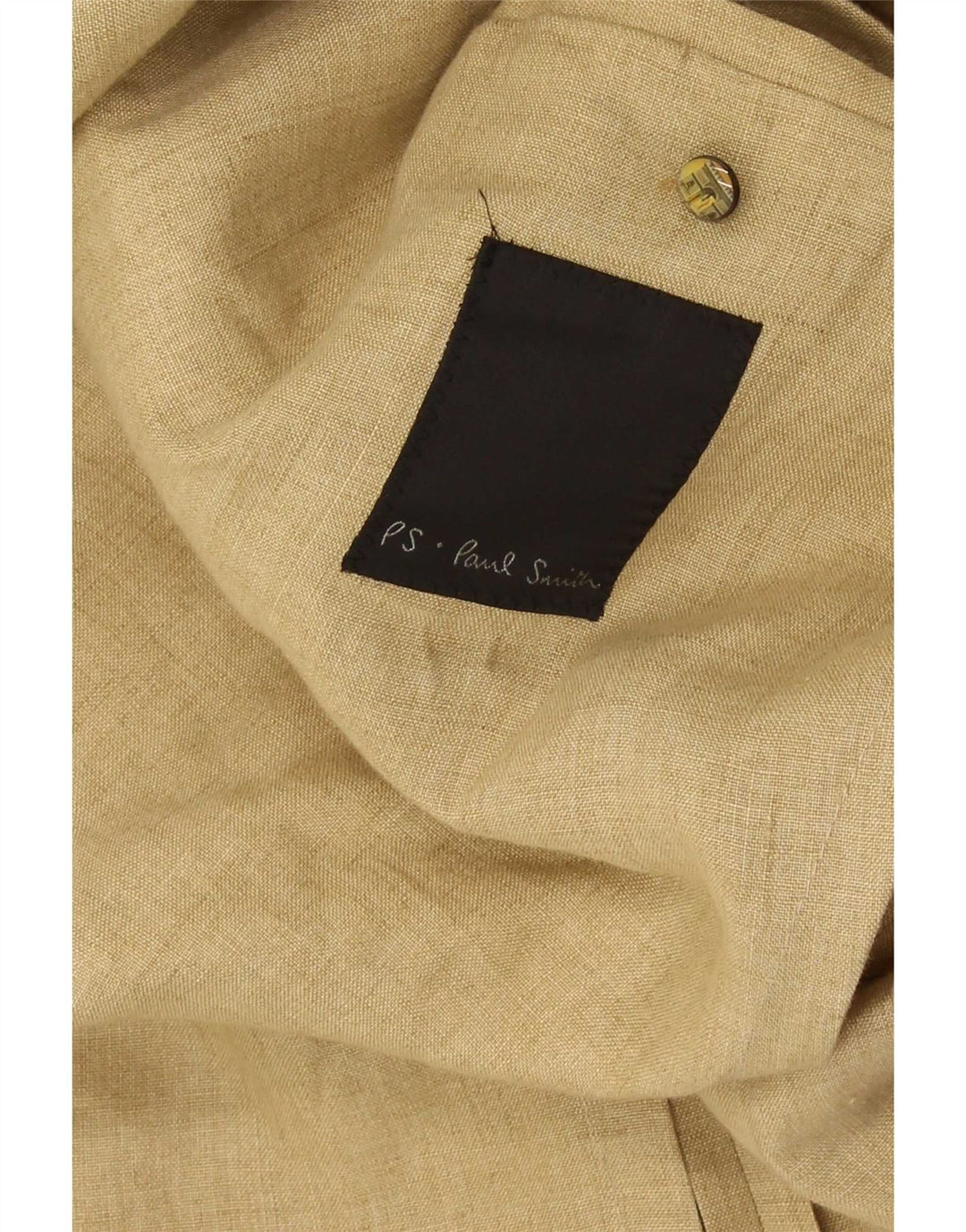 Мужской пиджак Paul Smith с 3 пуговицами UK 44 2XL Бежевый лен