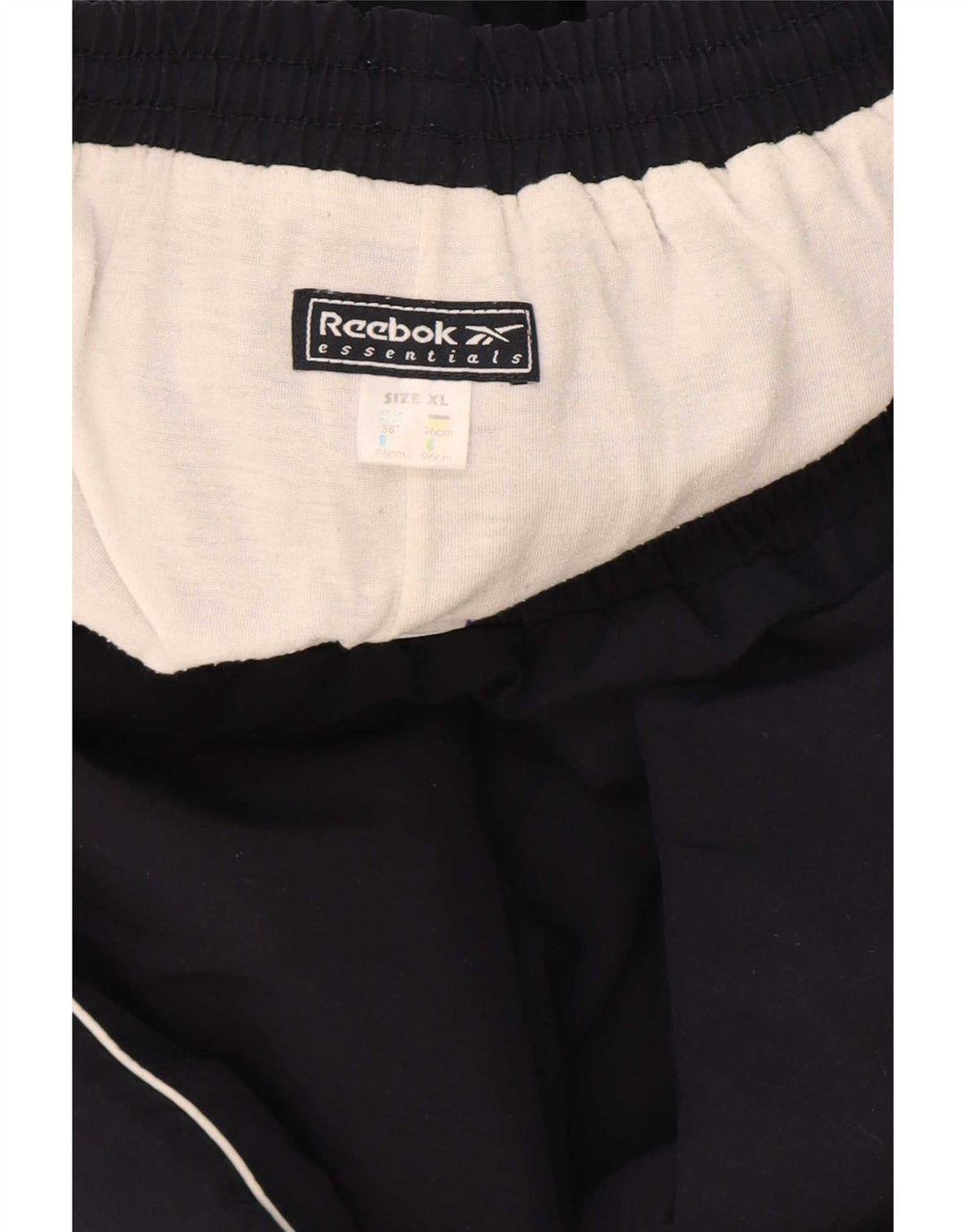 Мужские спортивные брюки Reebok XL темно-синие из полиэстера